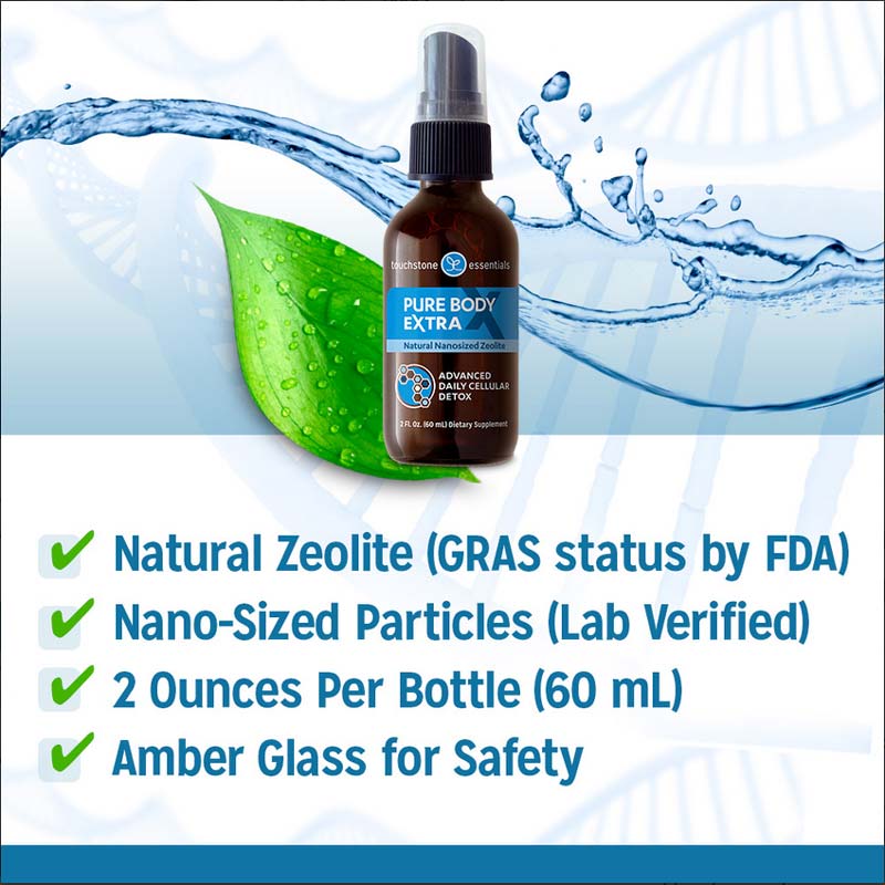 Pure Body Extra - PBX Detox Zeolite Spray | Vitality Rocks